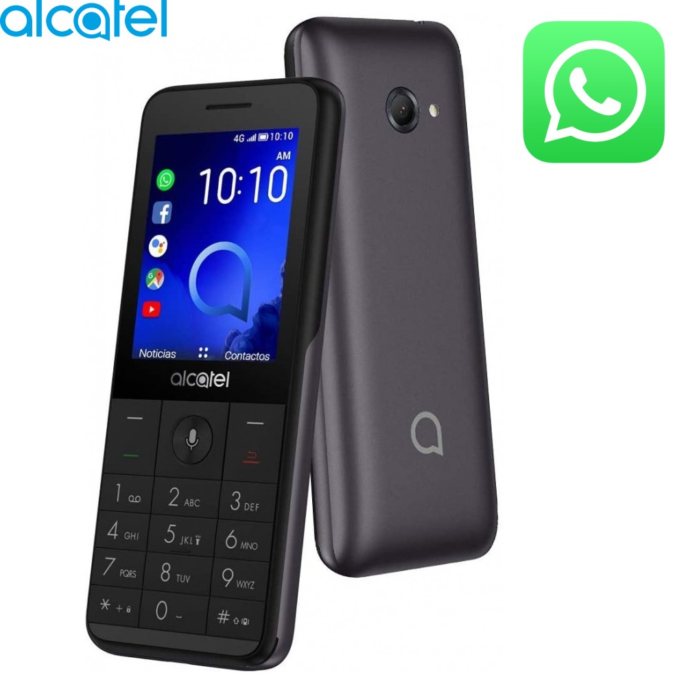 Telefono Movil Libre Alcatel 3088X 4G BLACK WhatsApp