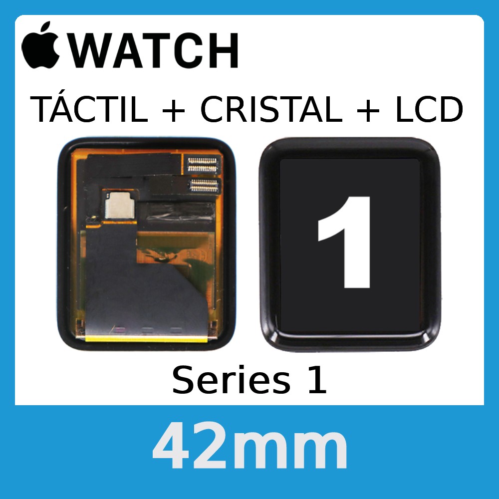 Apple Watch S1 (Series 1) 42mm - Pantalla Completa LCD y Cristal Tactil - Calidad PREMIUM