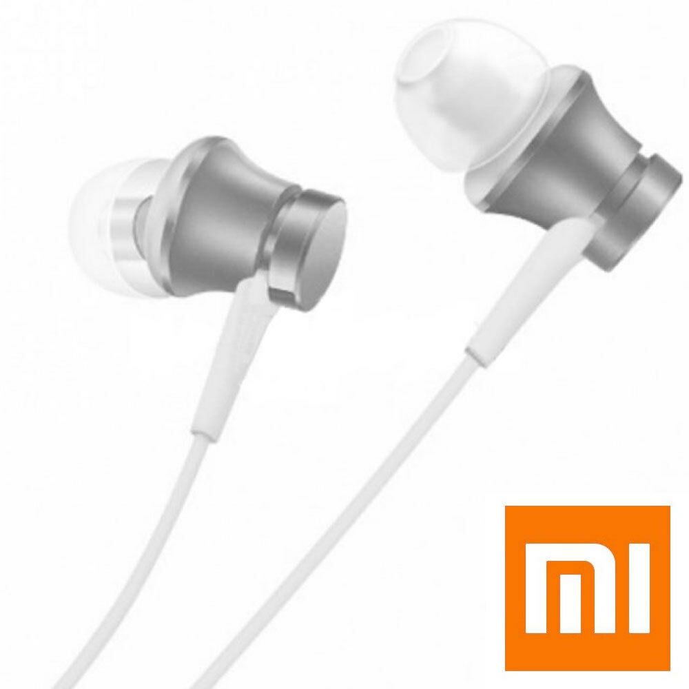 Auriculares con cable Xiaomi Mi In Ear Headphones Basic con microfóno plata