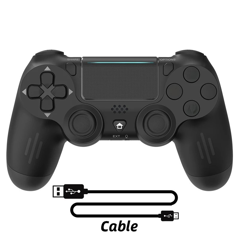 DATA FROG CH-P02 Gamepad Bluetooth Negro PS4 / PS4 Slim / PS4 Pro / Windows / Mac / Android / iOS (Bulk - Sin Caja)