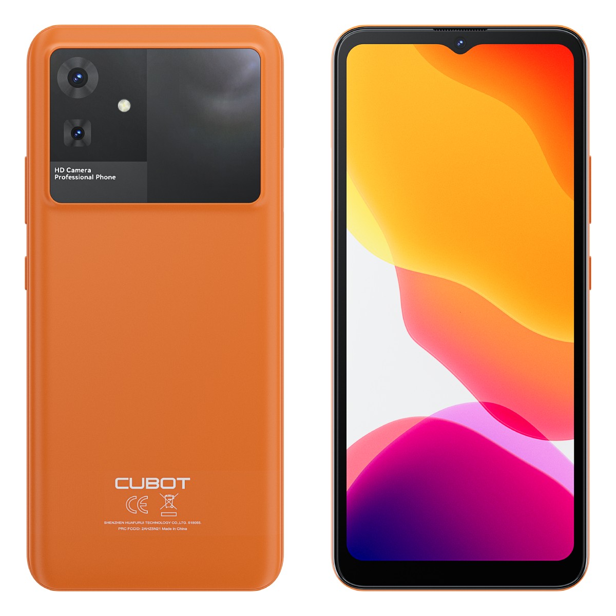 Telefono movil libre Cubot Note 21 6+128GB Naranja