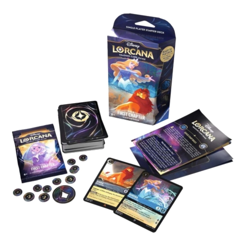 Mazos De InicioLorcana - The First Chapter ESMERALDA / RUBI - Disney - Inglés - Ravensburger
