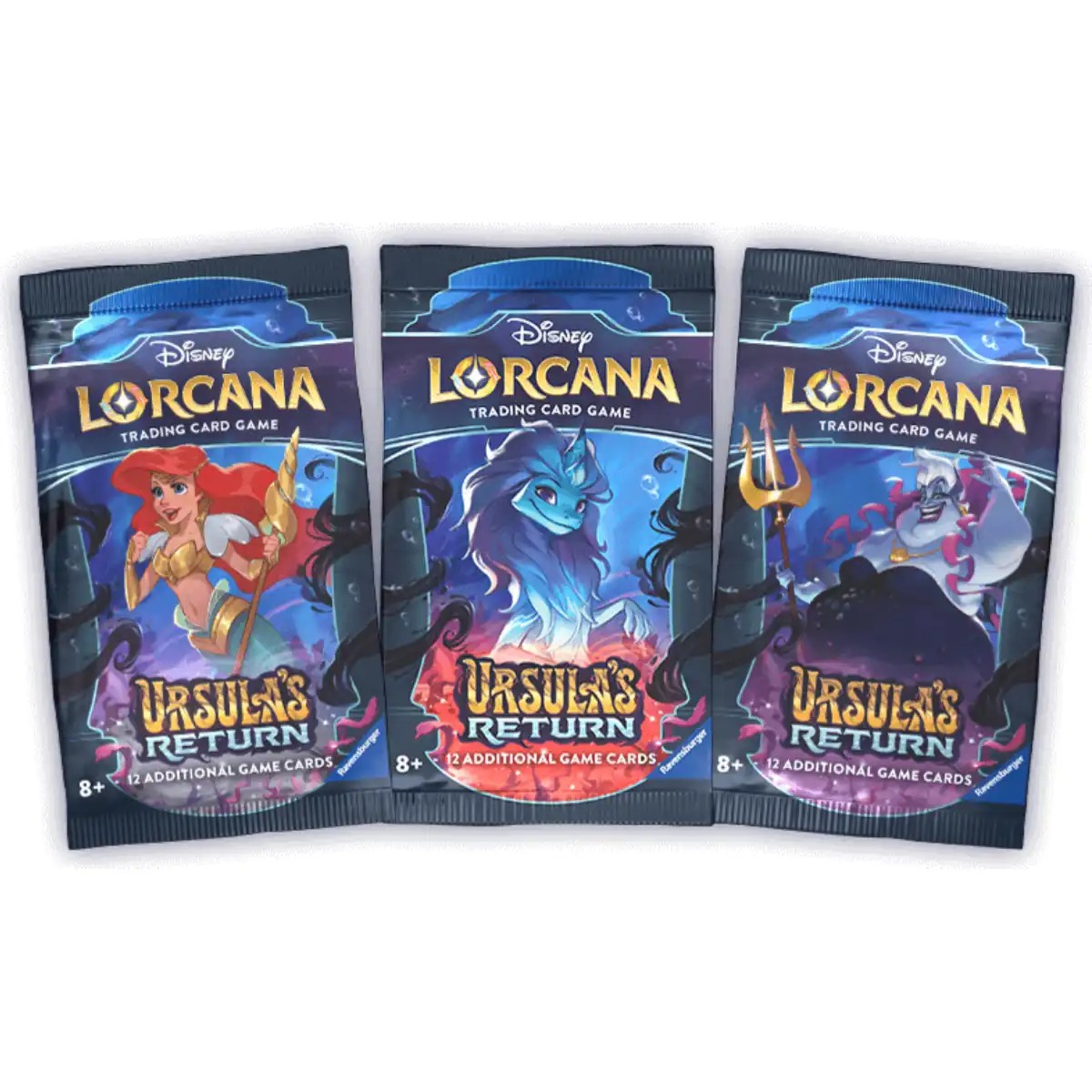 Paquete De Refuerzo (12 cartas) Lorcana Ursula's Return - Disney - Inglés - Ravensburger