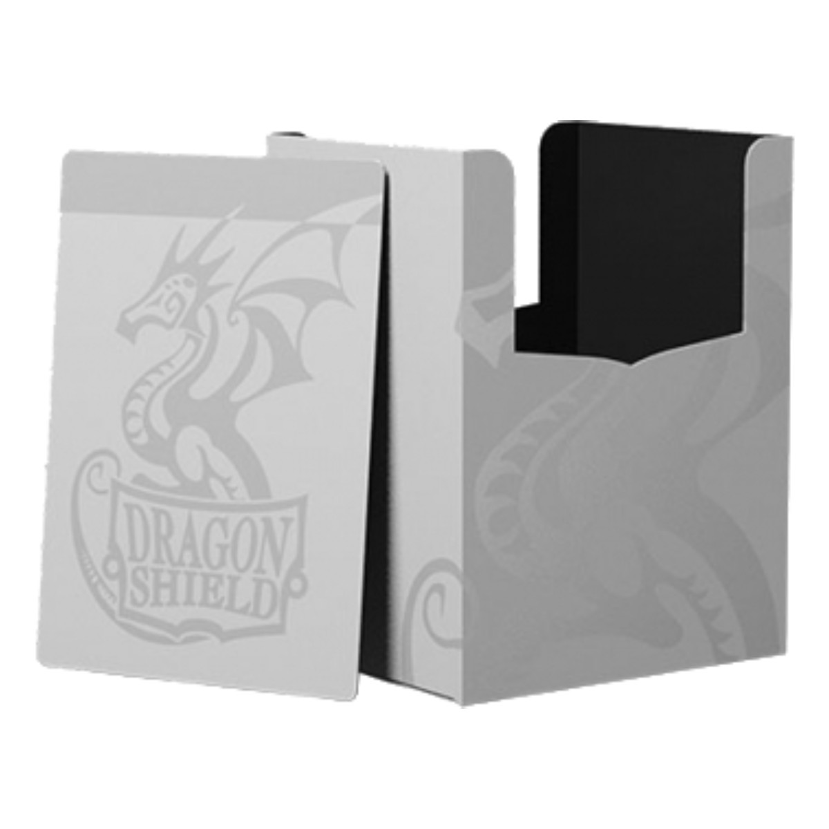Caja de mazo Ashen White Blanco - Deck Box Dragon Shield