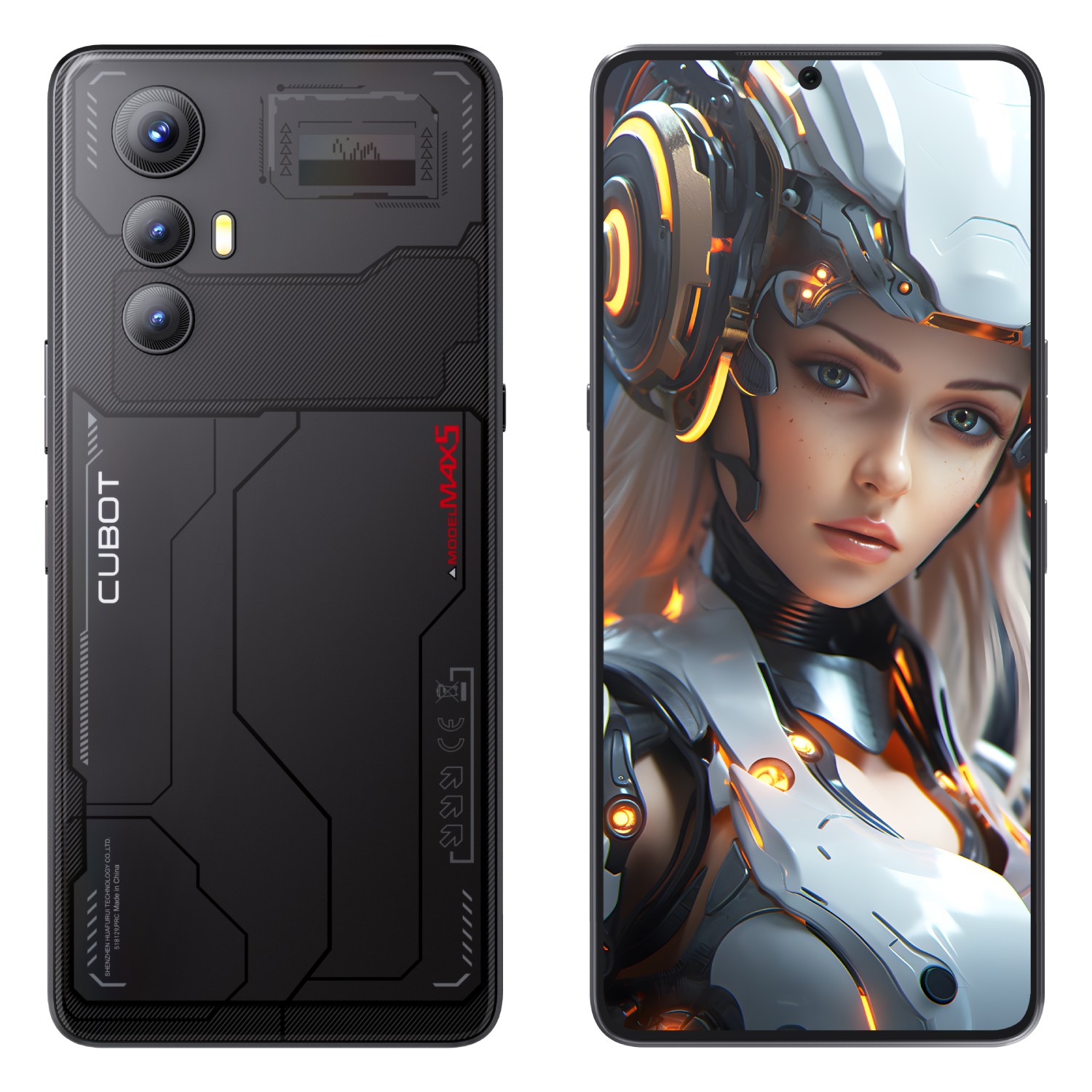 Telefono movil libre Cubot MAX 5 5G 12+256GB Tech Black (Negro)