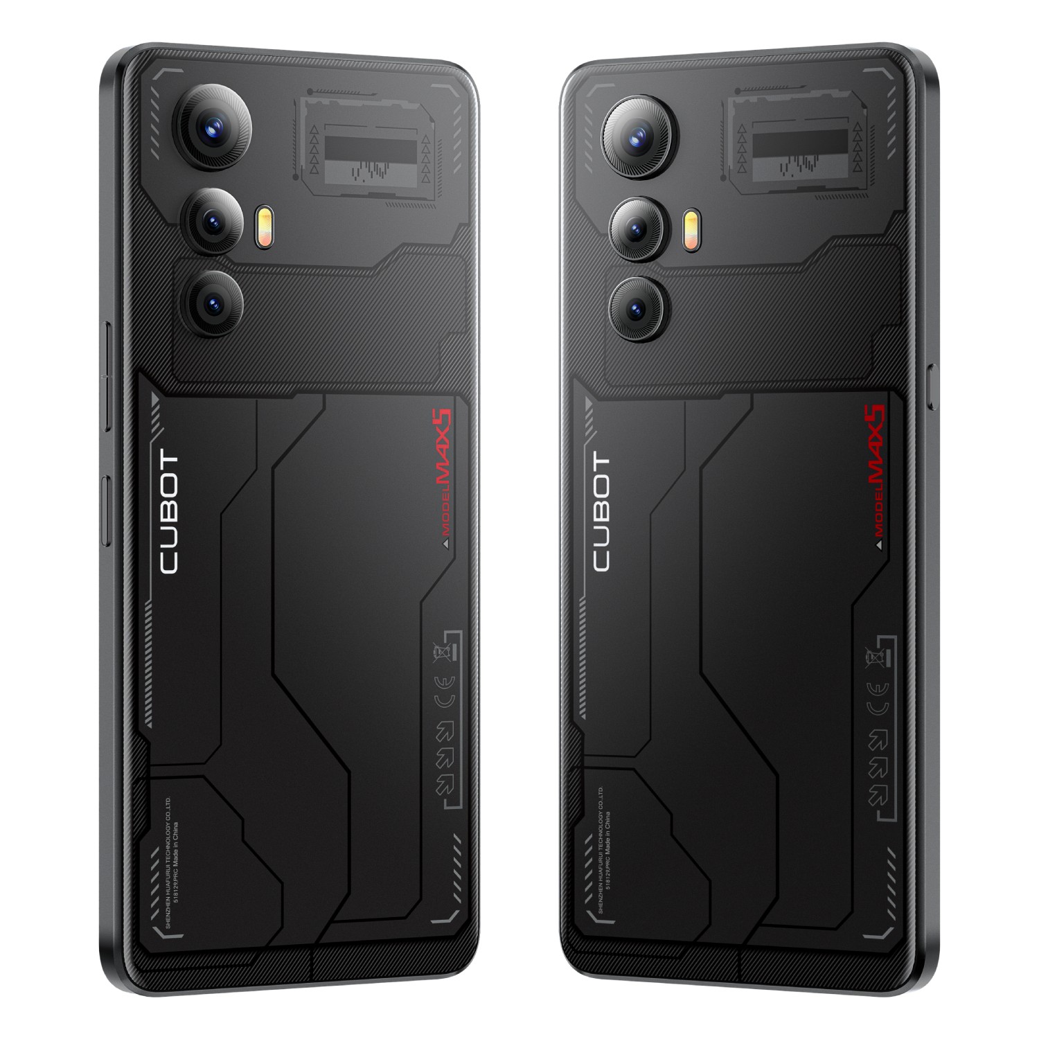 Telefono movil libre Cubot MAX 5 5G 12+256GB Tech Black (Negro)