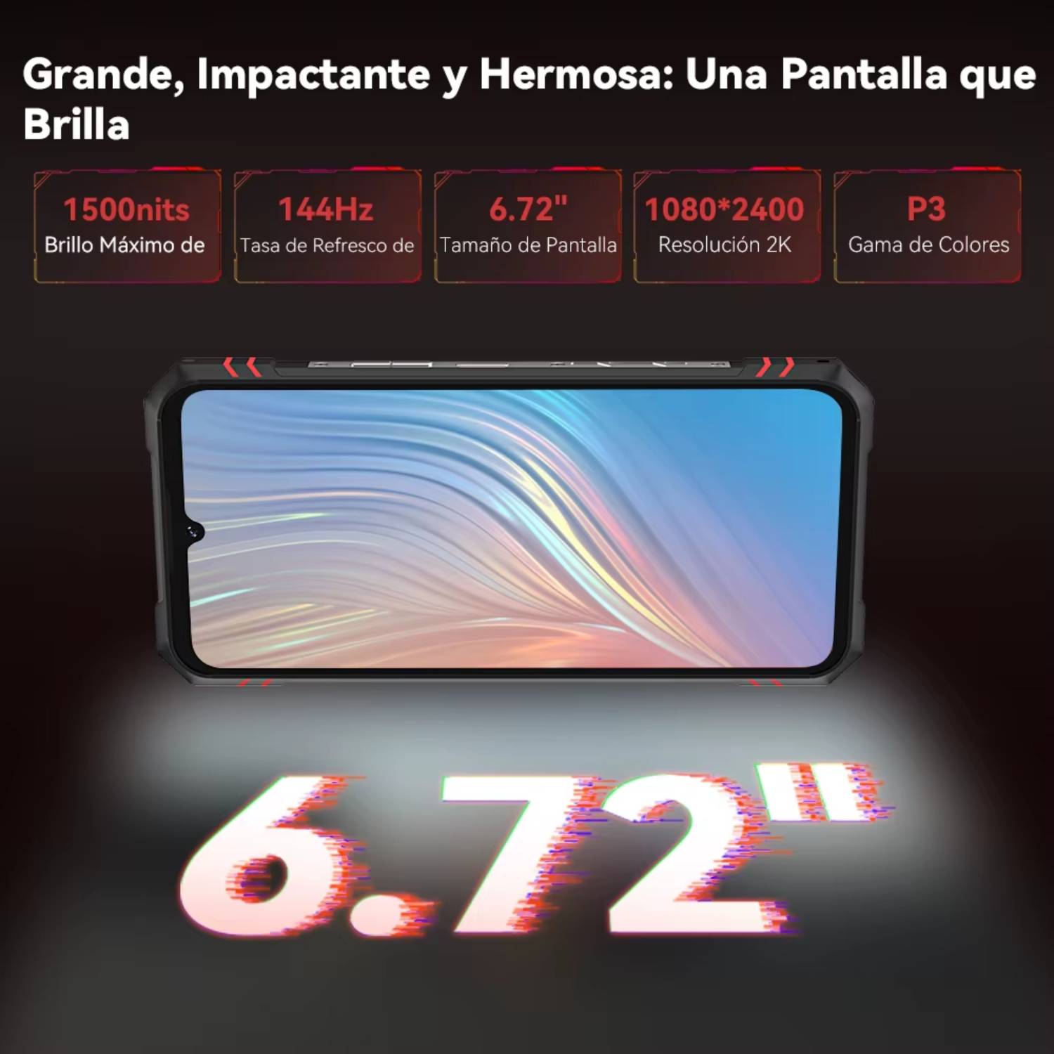 Telefono movil libre Cubot KingKong STAR 2 5G 12+256GB Negro