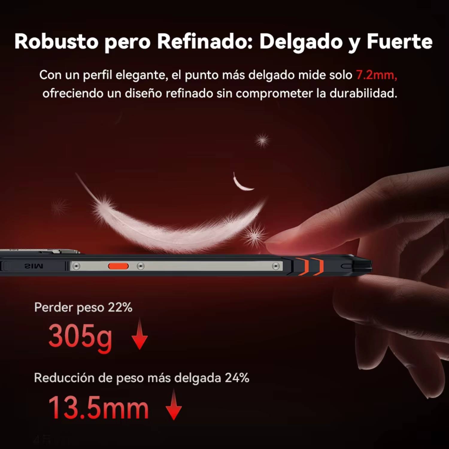 Telefono movil libre Cubot KingKong STAR 2 5G 12+256GB Negro
