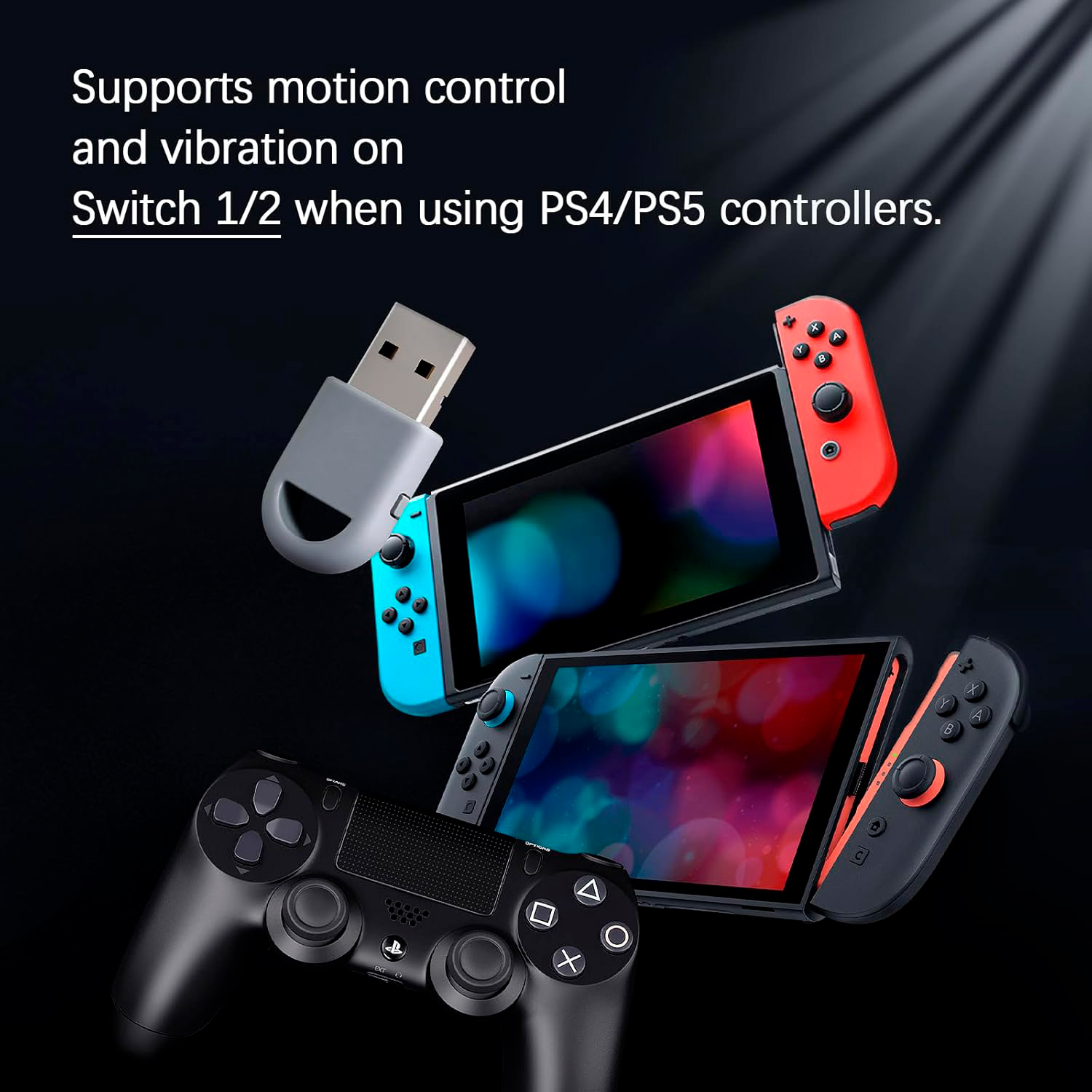 GuliKit Hyperlink 2 - Adaptador Inalámbrico para Mandos - PC05