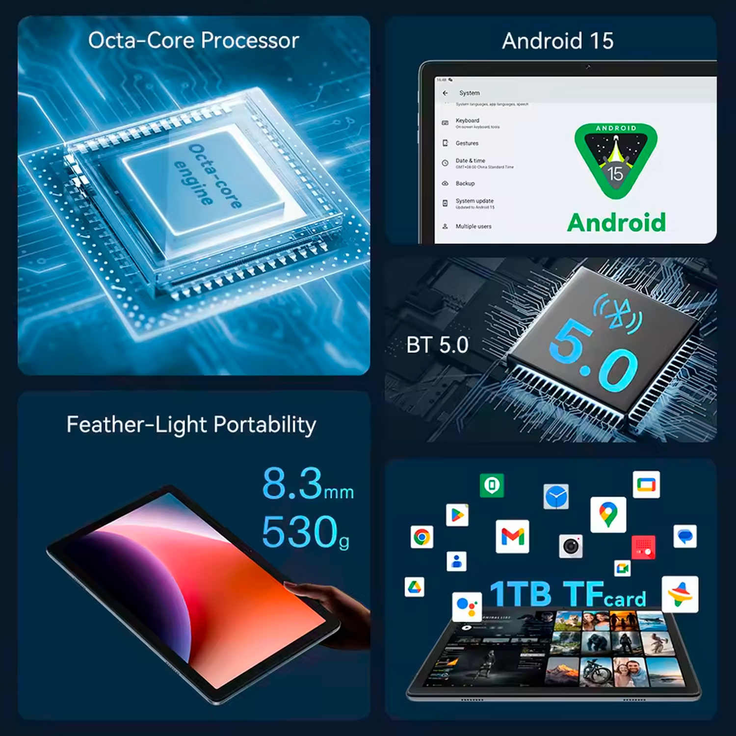 Tablet Cubot TAB 65 4+128GB Gris