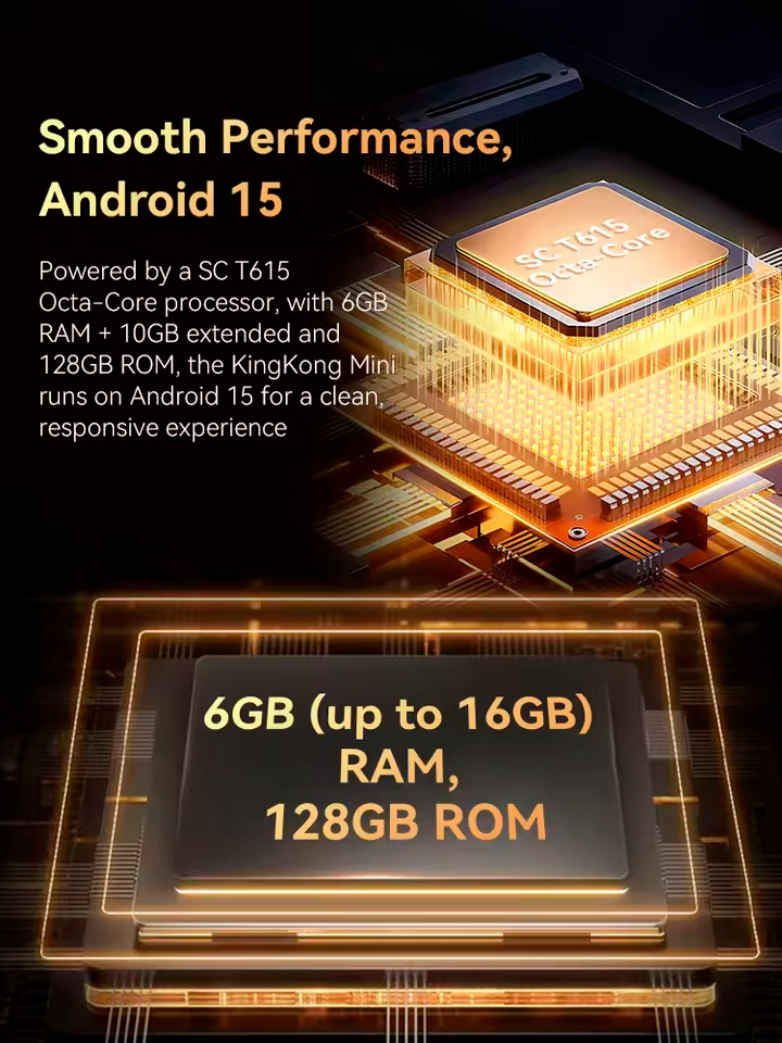 Tablet Cubot TAB KingKong Mini 4G 6+128GB Negra