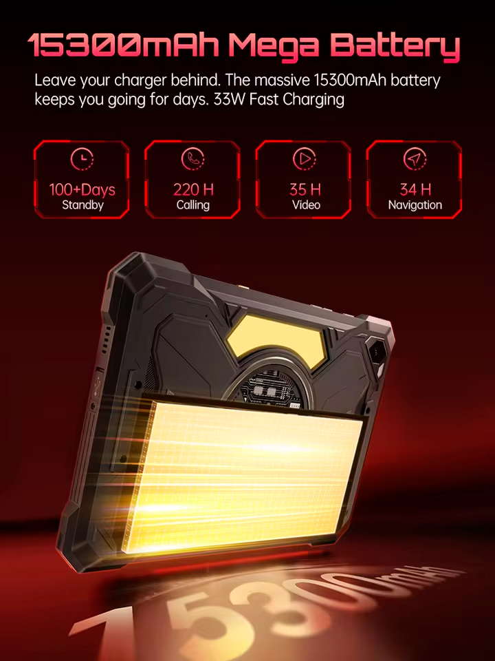 Tablet Cubot TAB KingKong S 4G 6+256GB Negra