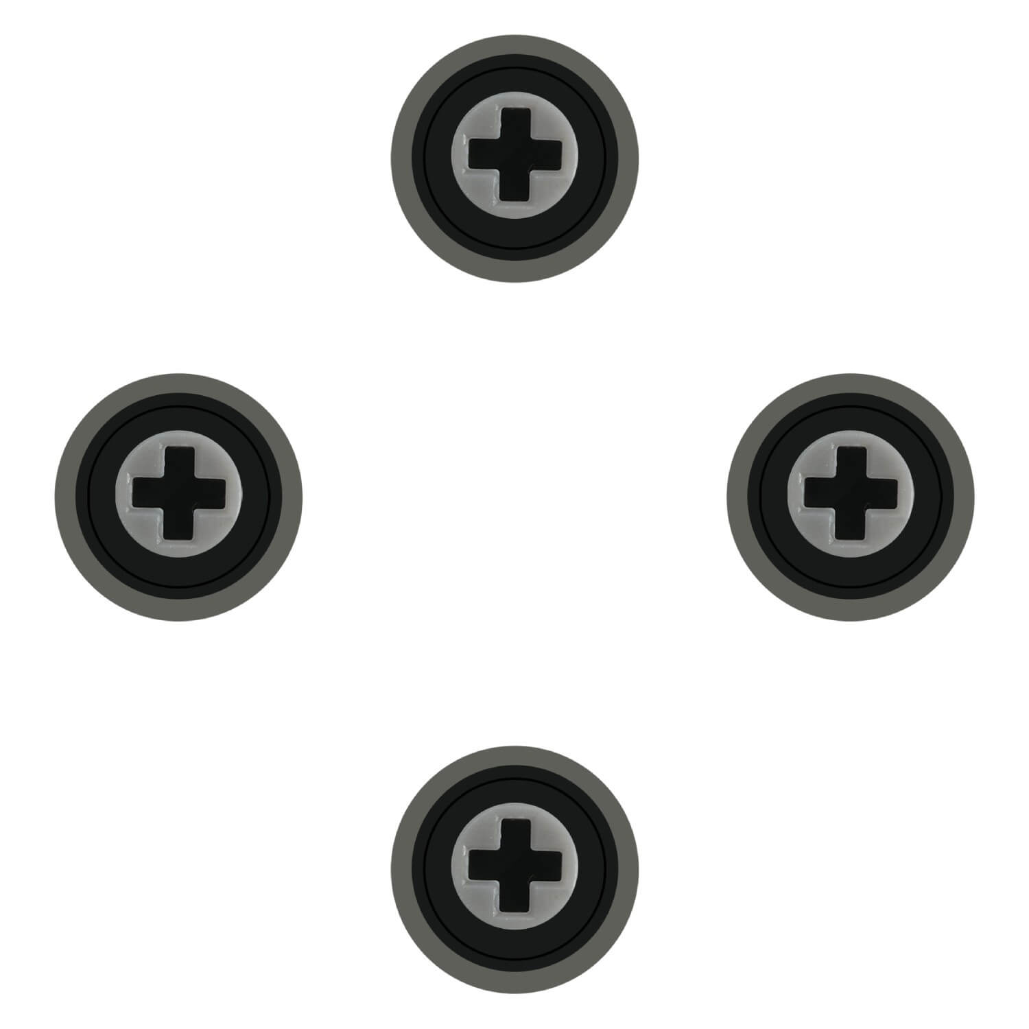 GuliKit Controller Keycap (Switch-style Layout) NS62 Black (NEGRO)