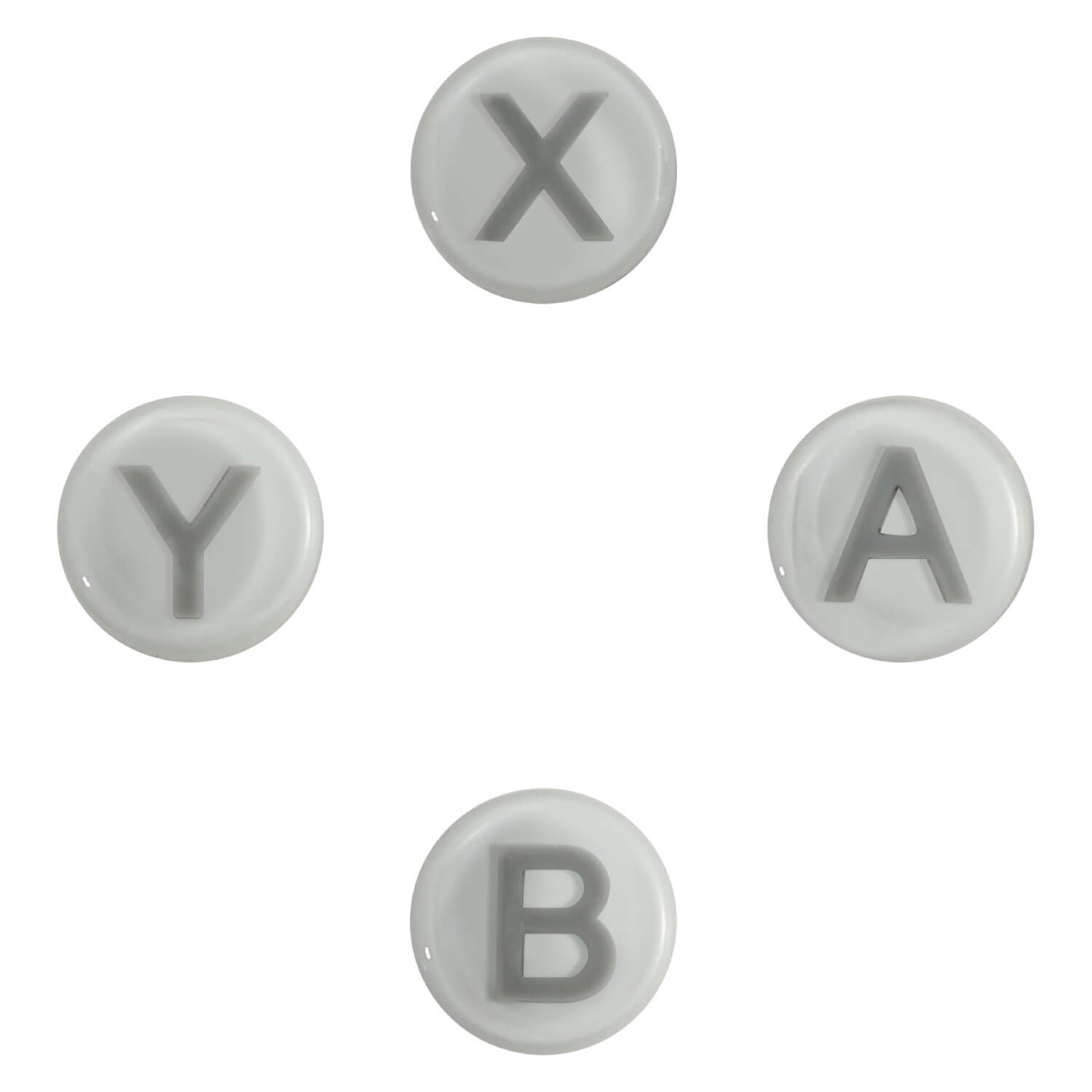 GuliKit Controller Keycap (Switch-style Layout) NS62 White (BLANCO)