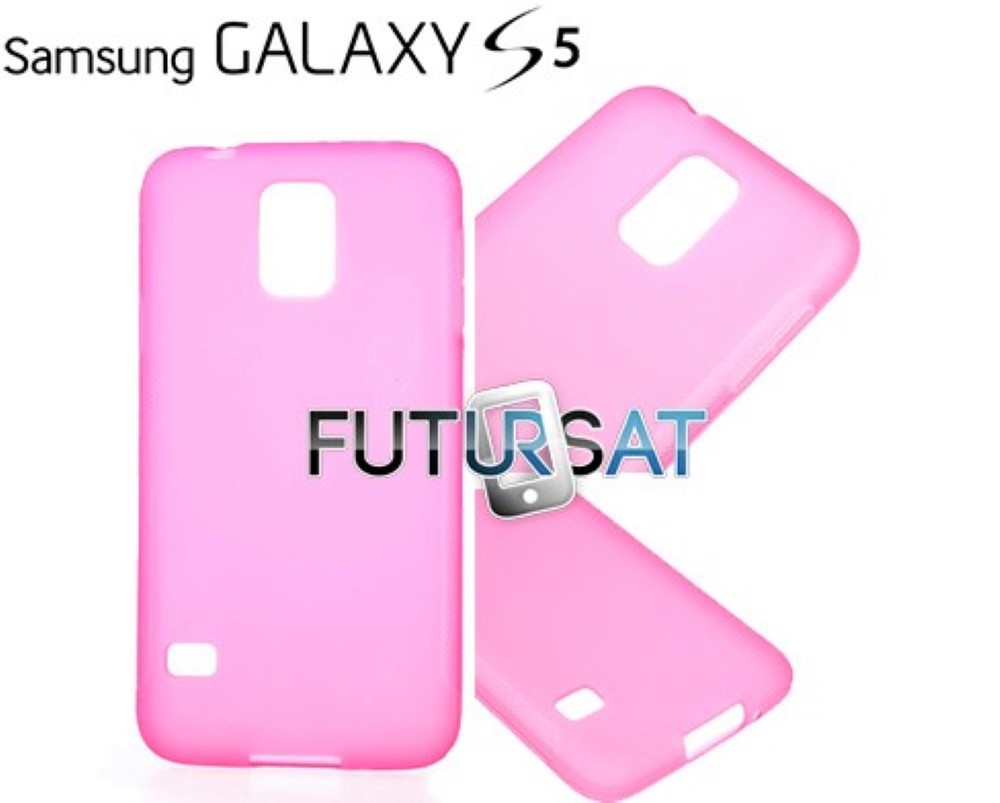 Funda Samsung Galaxy S5 I9600 G900 Anti Slip Mate Rosa