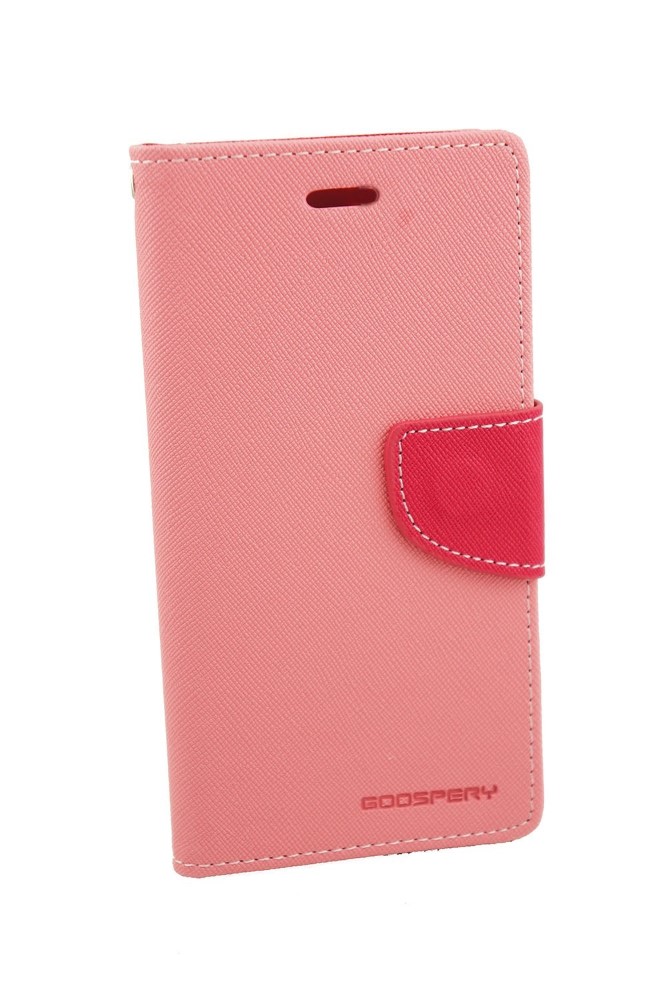 Funda Samsung Galaxy Core Lite 4G Mercury Goospery Tapa Libro Rosa