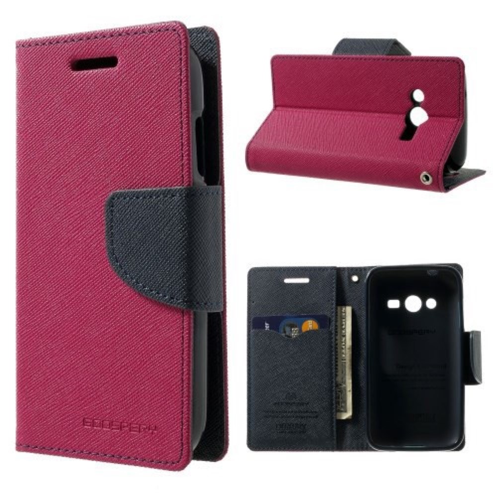 Funda Samsung Galaxy Ace NXT G313H Mercury Goospery Tapa Libro Fucsia