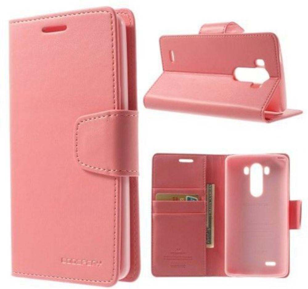 Funda LG Optimus G3 Mercury Goospery Tapa Libro Rosa