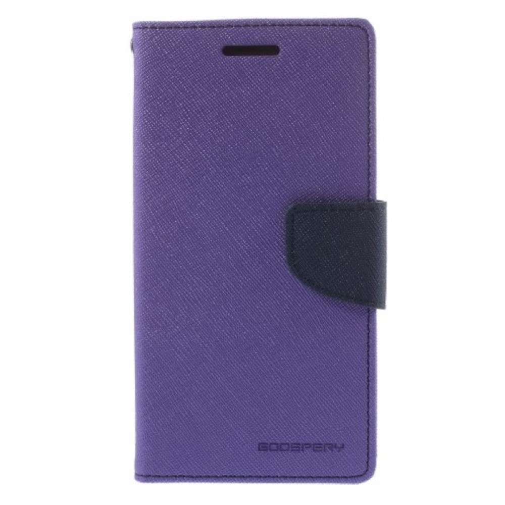 Funda Sony Xperia J St26i Piel Tapa Libro Mercury Goospery Morado