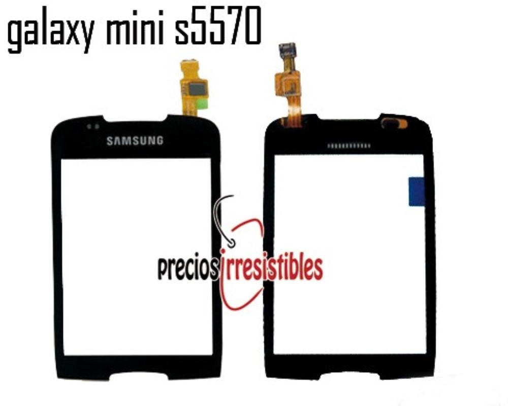 Pantalla Samsung Galaxy Mini S5570 Digitalizador Cristal Tactil  Negro