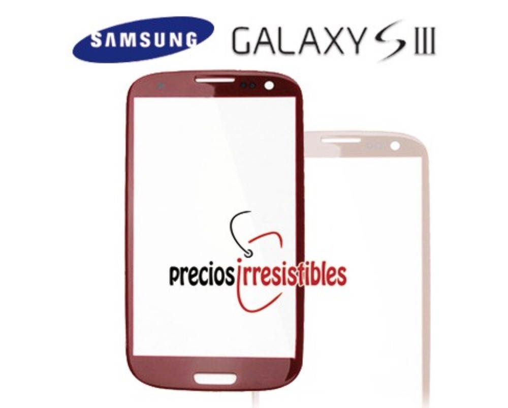 Pantalla Samsung Galaxy S3 I9300 Cristal Rojo