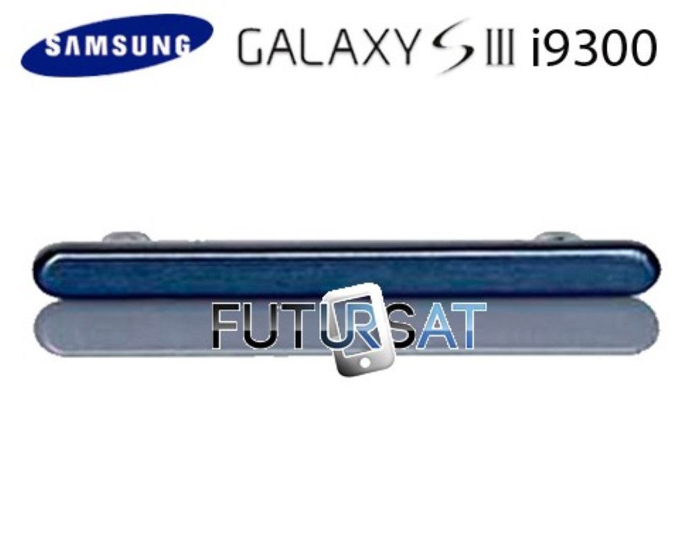 Boton Samsung Galaxy S3 I9300 Volumen Azul