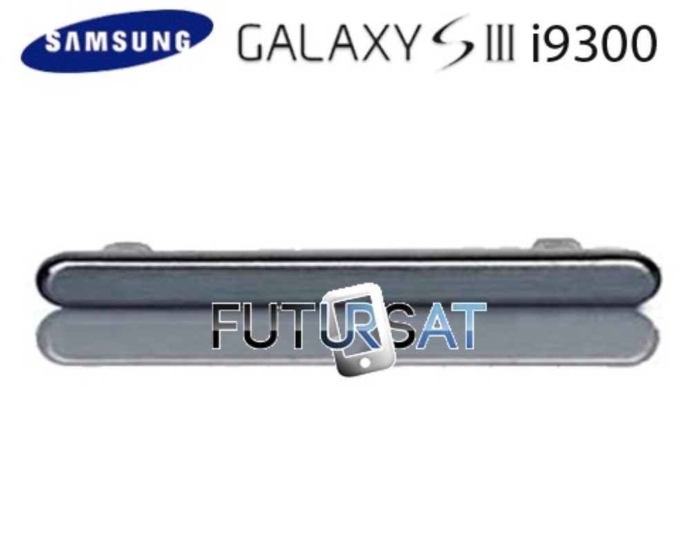 Boton Samsung Galaxy S3 I9300 Volumen Plata