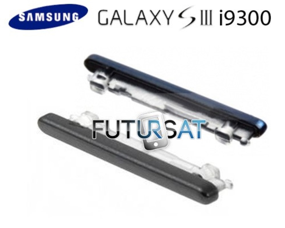Boton Samsung Galaxy S3 I9300 Volumen Negro