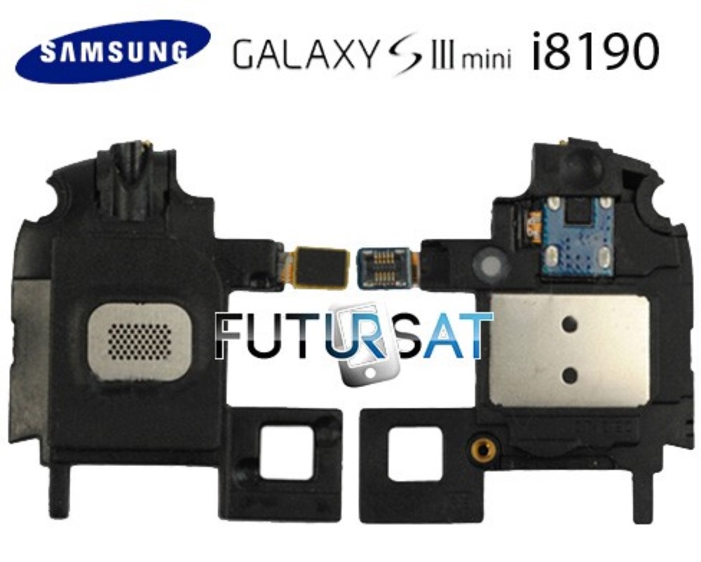 Flex Samsung Galaxy S3 Mini I8190 Buzzer Altavoz Jack Audio Negro