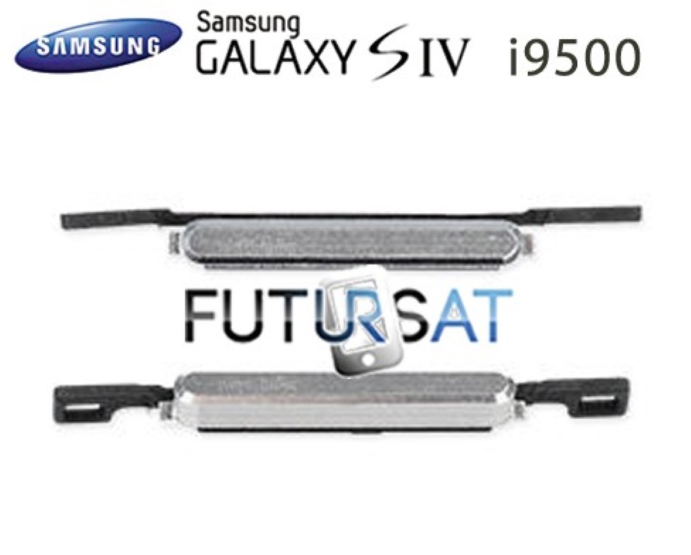 Boton Samsung Galaxy S4 I9500 I9505 Power Encendido Plata