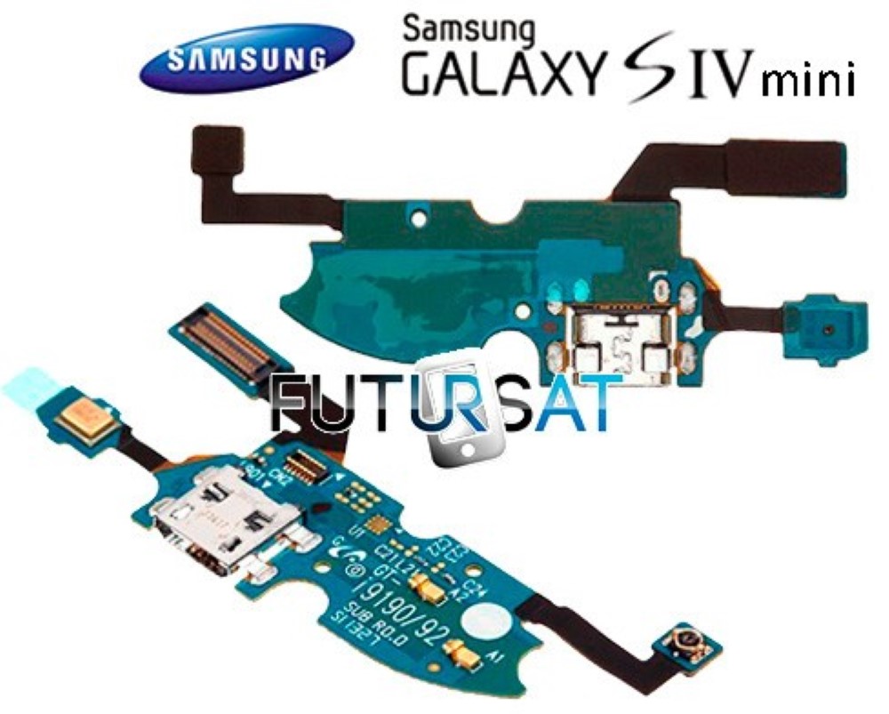 Flex Samsung Galaxy S4 Mini I9190 Dock Carga Microfono Conector Antena