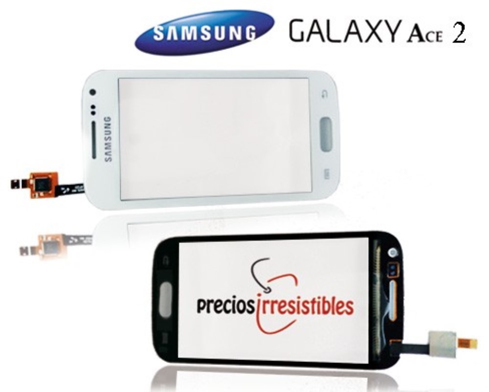 Pantalla Samsung Galaxy Ace 2 I8160 Digitalizador Cristal Tactil Blanco