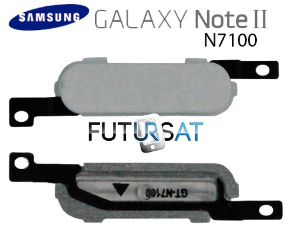 Boton Samsung Galaxy Note 2 N7100 Home Inicio Blanco