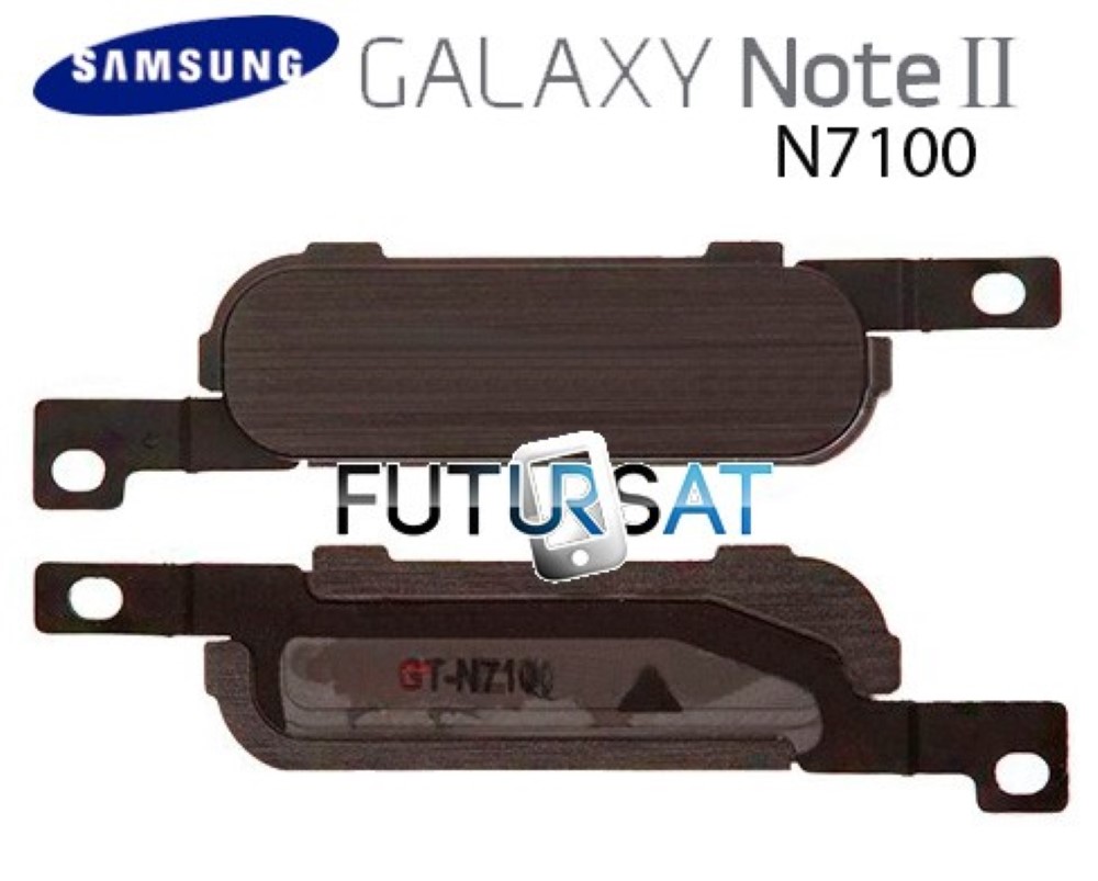 Boton Samsung Galaxy Note 2 N7100 Home Inicio Negro