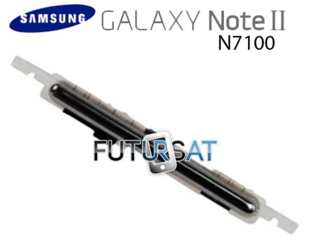 Boton Samsung Galaxy Note 2 N7100 Volumen Negro