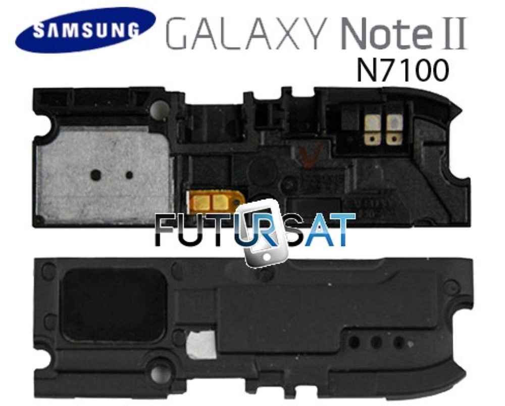 Modulo Samsung Galaxy Note 2 N7100 Buzzer Negro + Antena