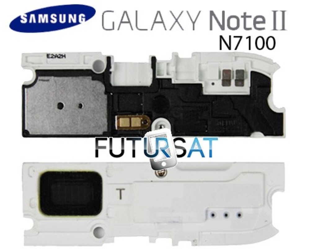 Modulo Samsung Galaxy Note 2 N7100 Buzzer Blanco + Antena