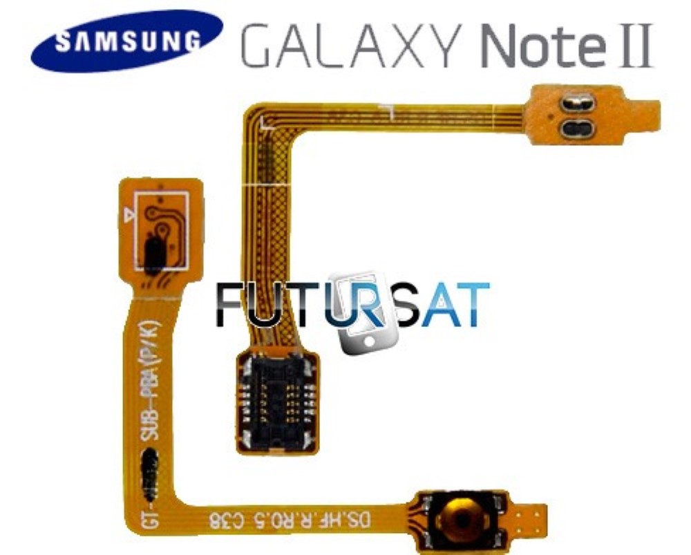 Flex Samsung Galaxy Note 2 N7100 Power Encendido