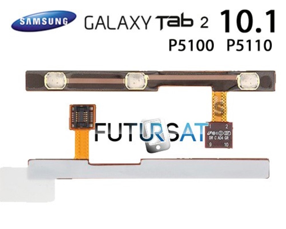 Flex Samsung Galaxy TAB 2 10 P5100 P5110 P5113 Volumen Power Encendido
