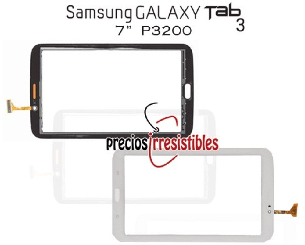 Pantalla Samsung Galaxy TAB 3 7 P3200 Digitalizador Cristal Tactil 3G Blanco