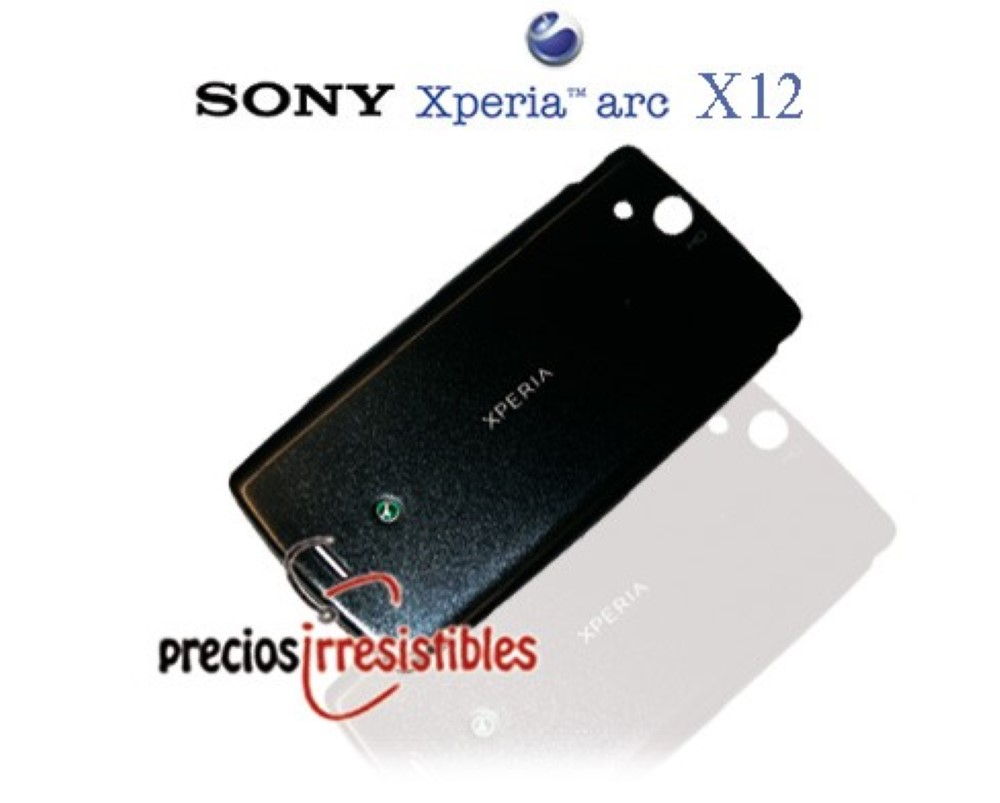 Tapa Sony Ericsson Xperia Arc S X12 Trasera Negra