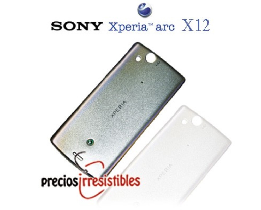 Tapa Sony Ericsson Xperia Arc S X12 Trasera Plata