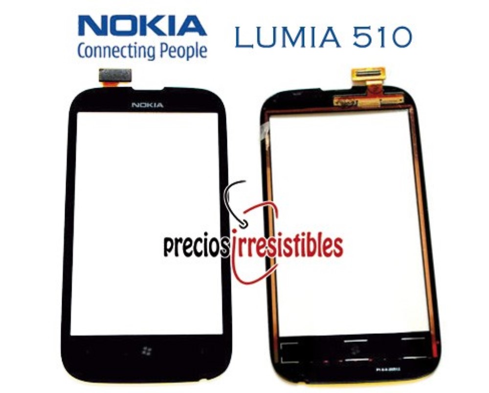 Pantalla Nokia Lumia 510 Digitalizador Cristal Tactil Negro