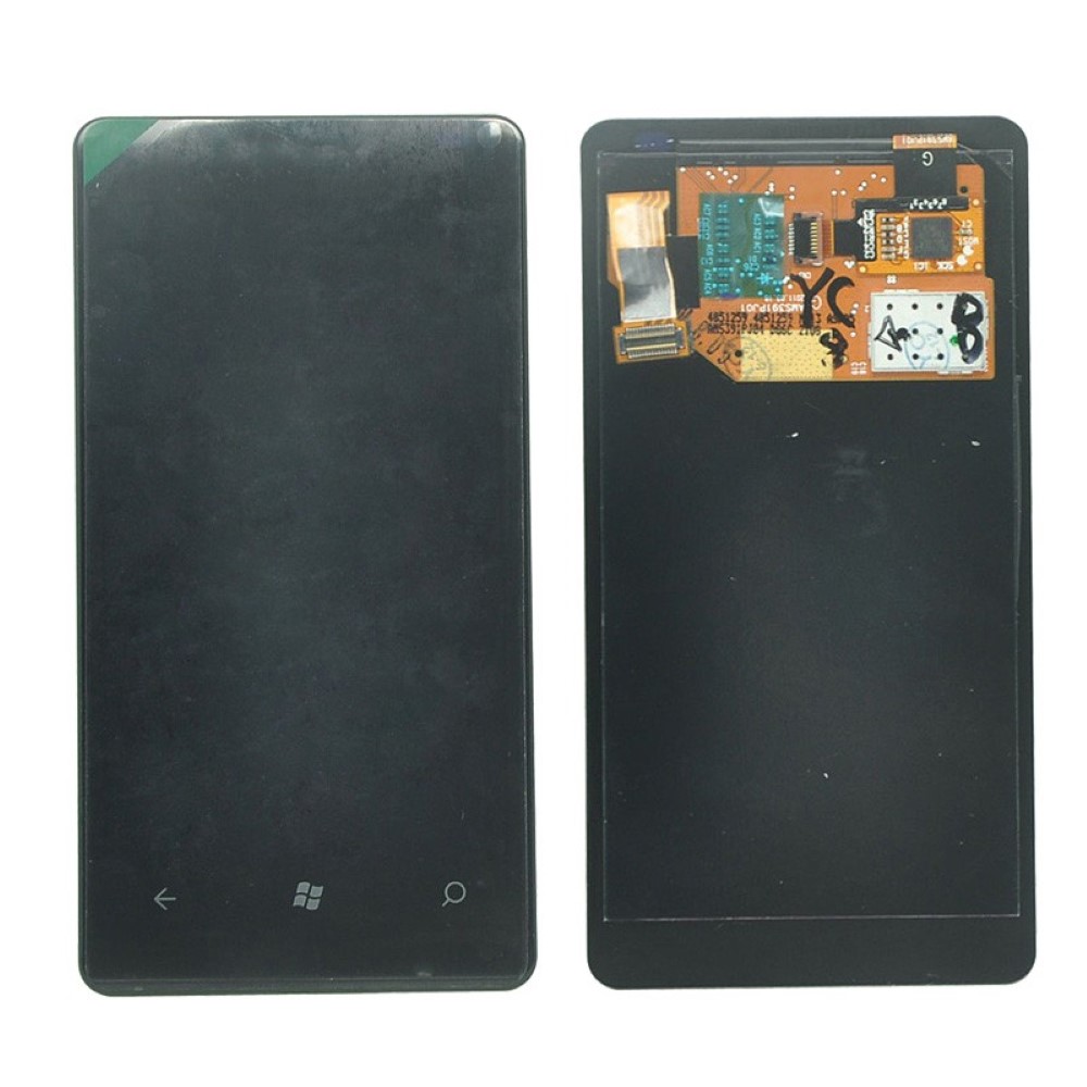 Pantalla Nokia Lumia 800 Completa LCD  y Cristal Tactil sin Marco Negra