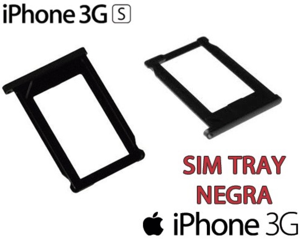 Bandeja iPhone 3G 3GS SIM Negra