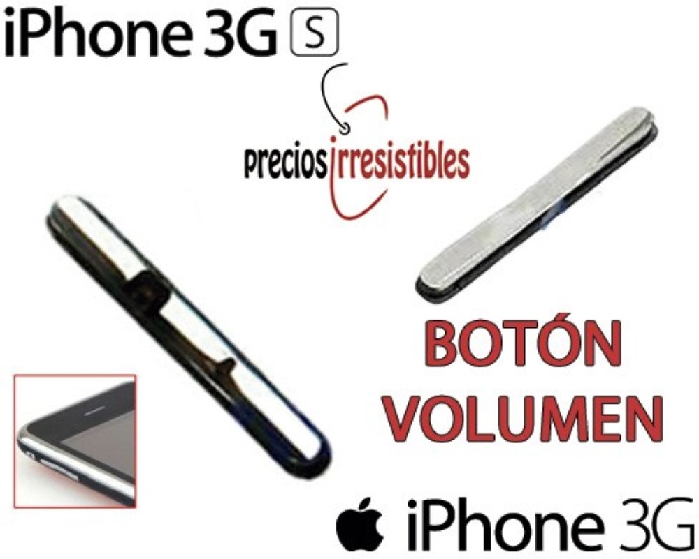 Boton iPhone 3G 3GS Volumen