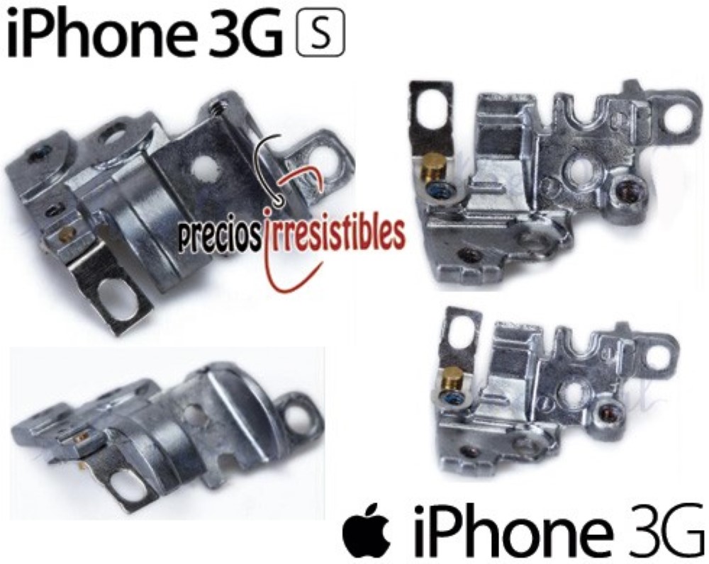 Holder iPhone 3G 3GS Soporte Metalico Boton Mute