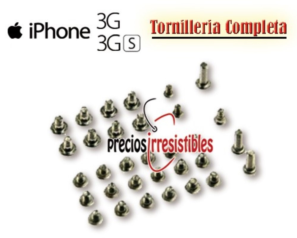Tornilleria iPhone 3G 3GS Completa 32pcs