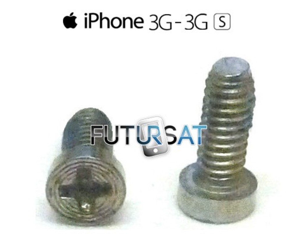 Tornilleria iPhone 3G 3GS Tornillos abajo