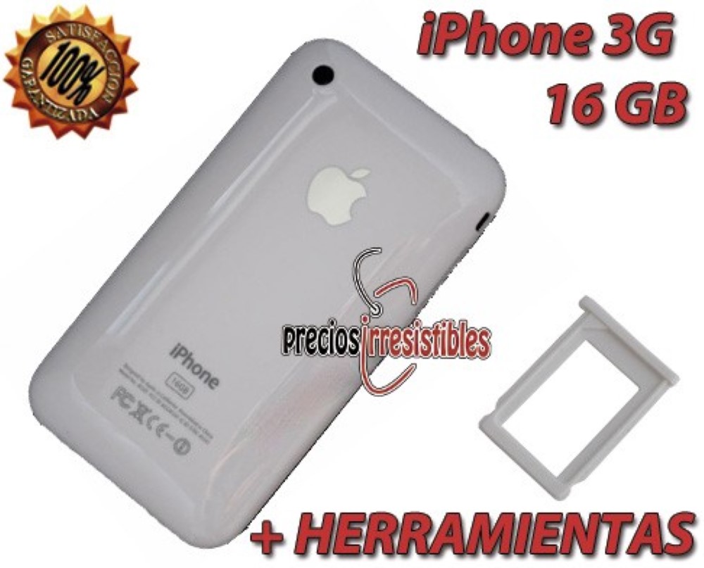 Tapa iPhone 3G Trasera 16GB blanca